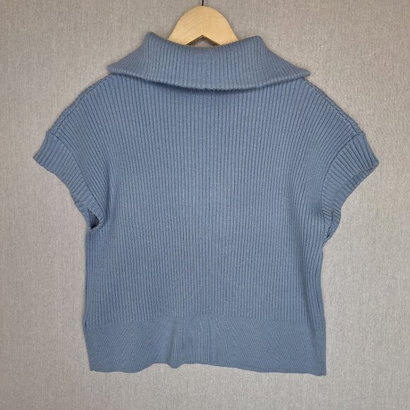 NWOT Varley Rory Half Zip Soft Knit Sweater Size M/L Preppy Tennis core Old Mone - Picture 8 of 8